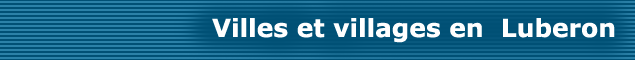 Villes et villages en Luberon