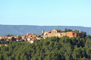 Photo aerienne Luberon, image galerie paysage villages: Roussillon Luberon Provence